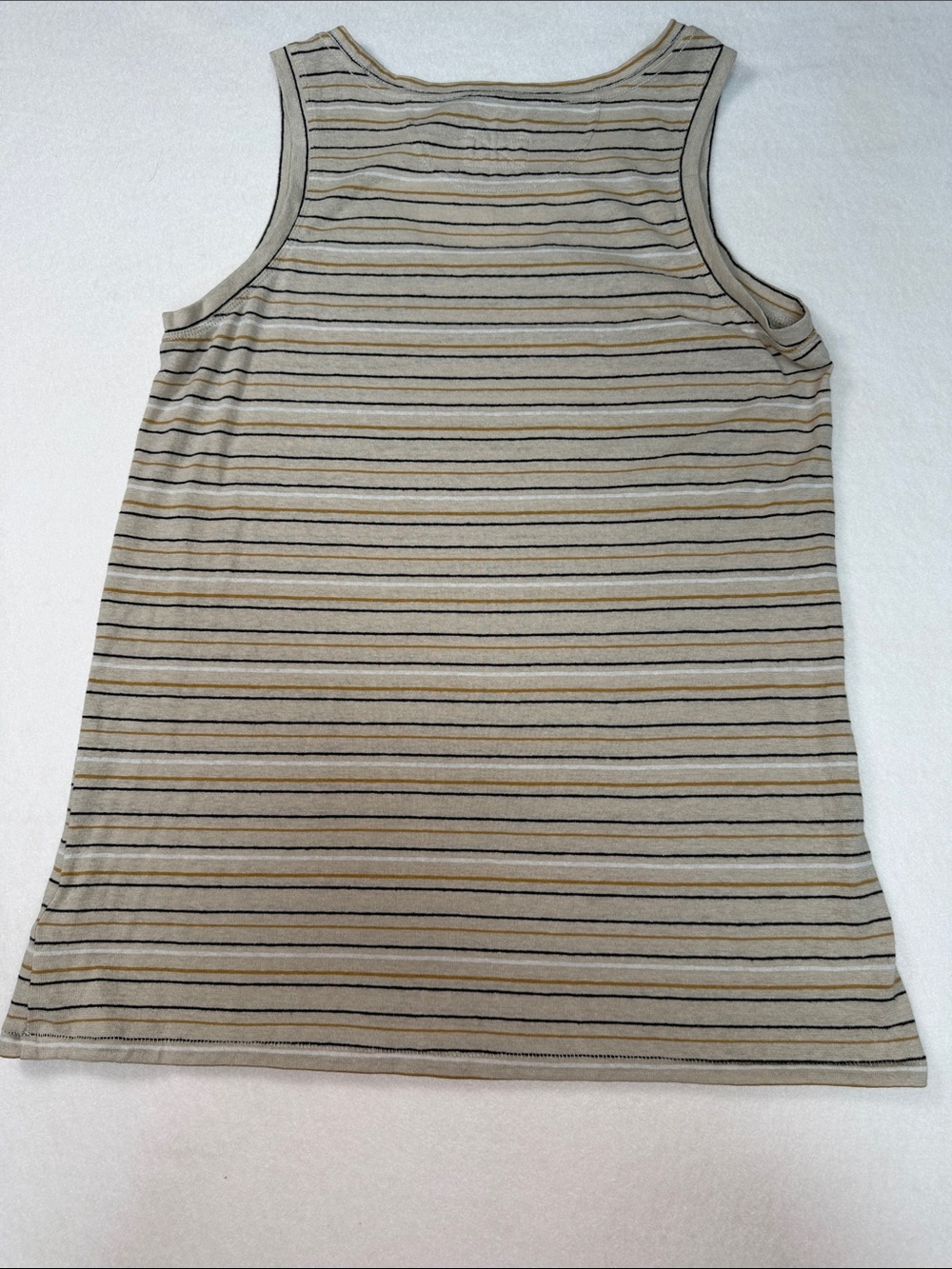 Prana Beige and Black Striped Tank Top - Picture 4 of 5